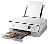 Canon PIXMA TS5320 All in One Wireless Printer, Scanner, Copier with AirPrint, White, Works with Alexa