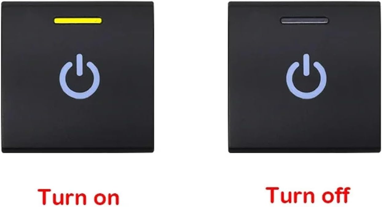 Power Light Front Rear Fog Light Power On Off LED DRL Button Switch with Wire Fit for Toyota for Camry for Corolla 2018 for Rav4 2019 2020