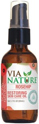 Via Nature Specialty Skin Care Oil Rosehip Restoring 1.7 fl oz