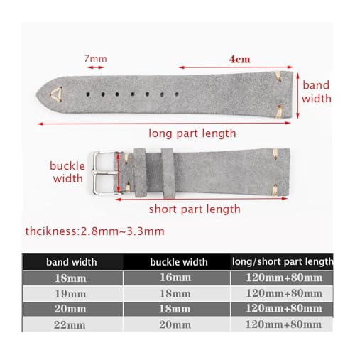 Pulsera de repuesto yingyingjia gris para sustituir correas rígidas 6