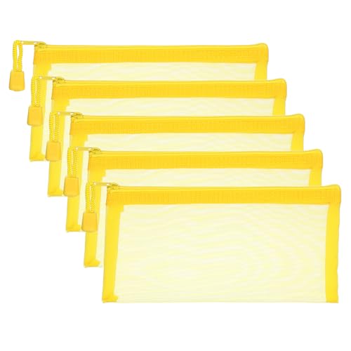 Pochettes filet A6 sac plastique transparent zip pour organiser perles