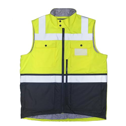 Kishigo Insulated Vest, Highly Visible, Durable Ripstop Vest