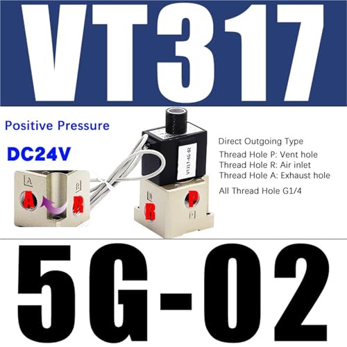 Vanne de vide VT307 à commutation rapide 1/4 inch pour automatisation