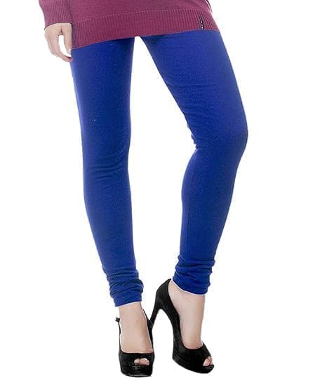 kosweem Woolen Blend Women's & Girl’s Winter Wear Warm Woolen Plain Full Length Leggings Free Size-picture-14