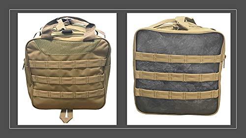 Goliad Duffel Backpack - Durable & Water Resistant 900 Denier Polyester - Adjustable Shoulder Strap - Compartments For Shoes & Clothing [Coyote Brown] #TOP1