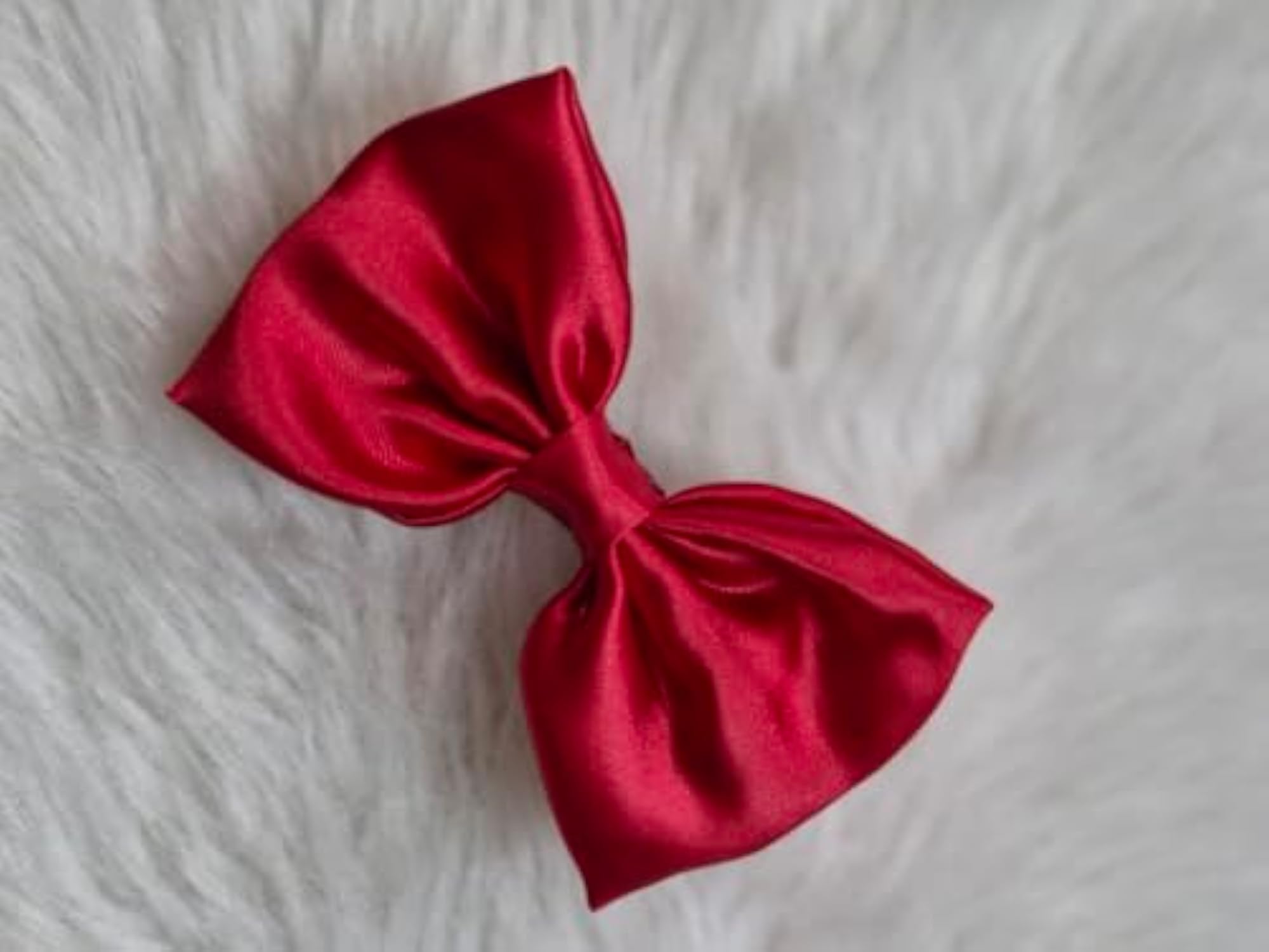 2pc Charming Fabric Bow Hair Clip Pack, Gift for Girls