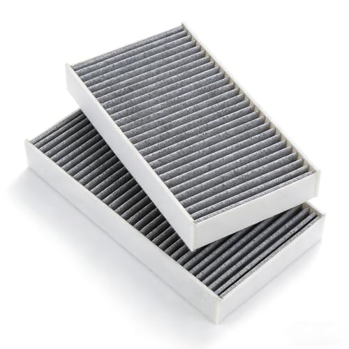RHINORO (Set of 2) Pollen Cabin Air Filter compatible for Mini Cooper S Clubman Countryman F54 F55 F56 F57 F60 / BMW 2 Gran Active Tourer F45 F46 / 1 Series F40 F44 / X1 X2 F48 F39 / BMW i3 I01