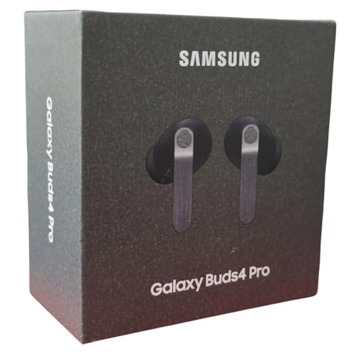 Samsung Galaxy Buds 4 Pro (2026) AI True Wireless Bluetooth Earbuds, Hi-Res Audio, 2-Way Speaker, ANC 2.0, Optimized Comfort, IP57, Live Translation, Black (Renewed)