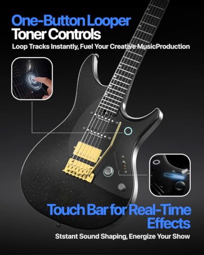 Image of ENYA INSPIRE PRO SD Smart Electric Guitar, w /Seymour Duncan SSL+TB4 Pickups