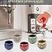 Imagen de DAWRIS Juego de 5 tazas de café expreso de 130 ml