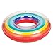 SunnyLIFE Inflatable Pool Float Inner Tube Floating Ring- Rainbow