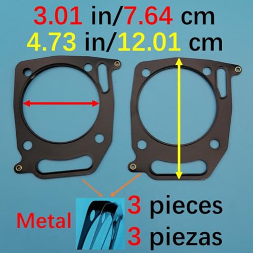 Image of Complete Engine Rebuild Gasket Set Kit Compatible with 808617 809075 842658 842663 380400 380700 371400 Vertical Horizontal New Z470