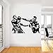 Free kick boxing atleti adesivi murali palestra decorazione pittura 71x113cm