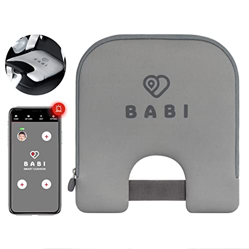 KINGMELL Smart Car Seat Cushion for Baby in Car Reminder, Alarm, Locator, Sensor, Navigation, APP Control, Newborn Carseat Insert