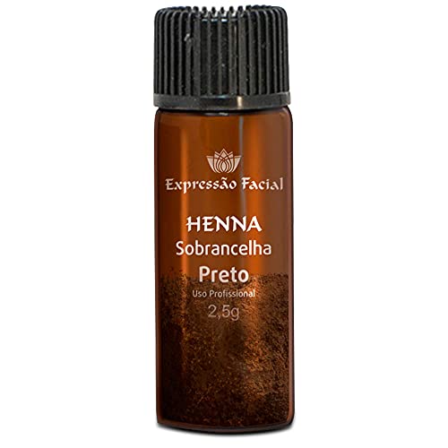Henna para Sobrancelhas Castanho Escuro Expressão Facial