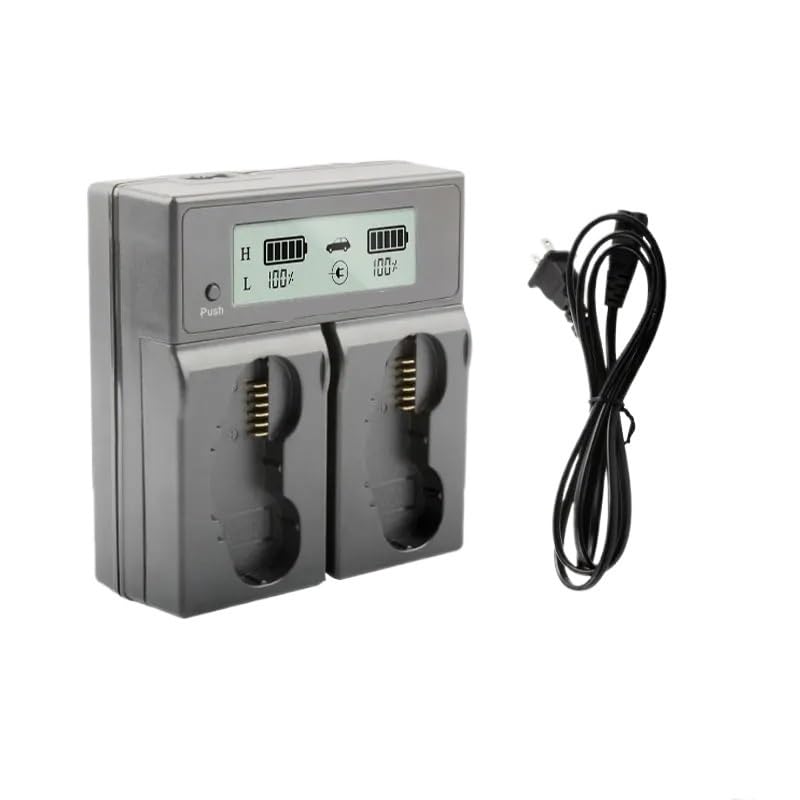 EN-EL4 EN-EL4a Caricabatteria Rapido Doppio, Compatibile Con Fotocamere Nikon, D2H D2Hs D2X D2Xs D3 D3S F6 MH-21(US)