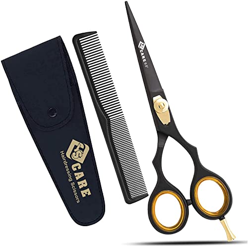 YSCARE Hairdressing Barber Hair Scissors for Hairdressers Barbers Stainless Steel Hair Cutting Shears
