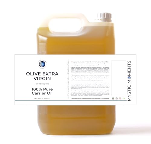 Huile d'olive vierge extra 5L Mystic Moments fini les pannes de stock