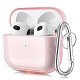 Picture of KOREDA Compatible with AirPods 3 2021 3rd Generation Case Cover, Soft Clear TPU Transparent Protective Case with Keychain for AirPod 3, Not Compatible with AirPods Pro 3 2025 and AirPods 4 2024
