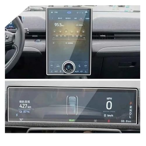 Protection écran navigation GPS Mustang Mach-E 2021 verre trempé 15.5 pouces