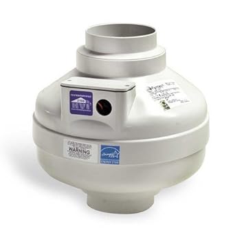 Fantech-FR140 Inline Centrifugal Duct Fans, Molded Housing, 6