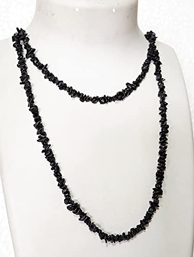 Perles spinelle noir naturel pour fabrication bijoux faits main