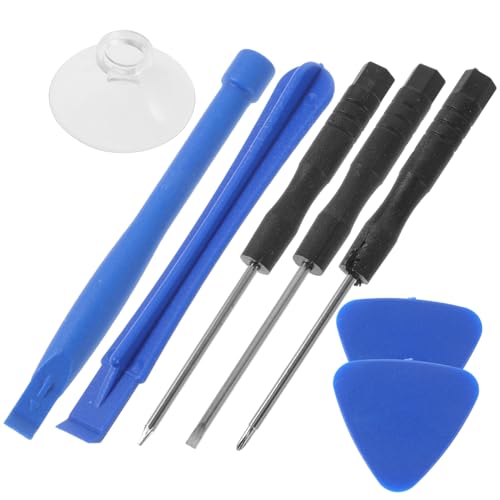 LALAFINA Eight in One Tool Set Portable Professional Screwdriver Set Compatible with iPhone Durable Disassembly Tools for