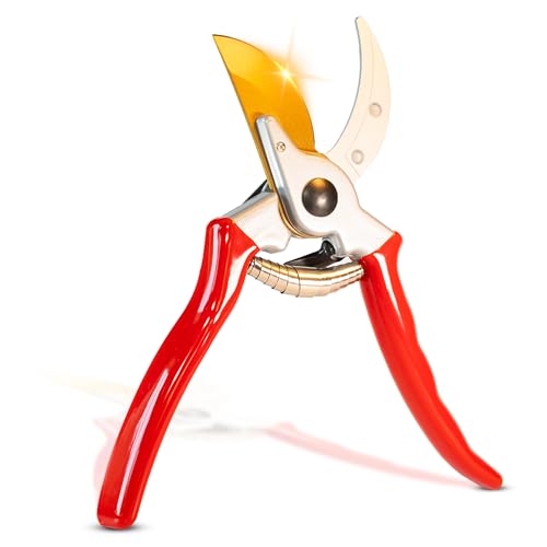 Pro Pruner Garden Shears Pruners β Premium Titanium-Coated SK5 Steel Pruning Scissors for Plants