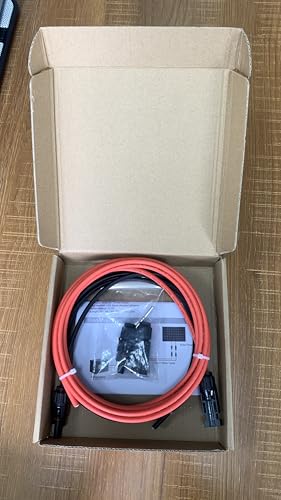 WBGADAM Cabo de extensão de painel solar 12AWG 1,5 m/1,5 m 4 mm² com conector fêmea e macho cabo de