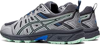 ASICS Women's Gel-Venture 7 Trail Running Shoes, 10, Sheet Rock/ICE Mint