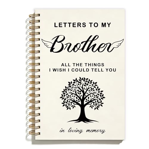 FTKBGHY Memorial Gifts for Loss of Brother Grief Journal Notebook,