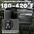 KingChii Electric Wood Pellet Grill & Smoker with Side Shelf, 456 SQ.IN Grill Capacity, 11LB Hopper, with PID Temperature Control (180-425°F) for Backyard Camping Bake and Roast, Black