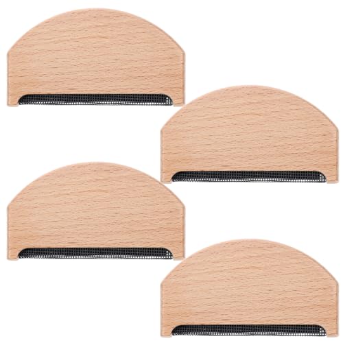 LIQWEI 4 Stück Kamm Kaschmirkamm, Manuelle Entpilling Kamm Wollkamm Fusselkamm Für Wollpullover Und Andere Kleidungsstücke Die Zu Pilling Neigen