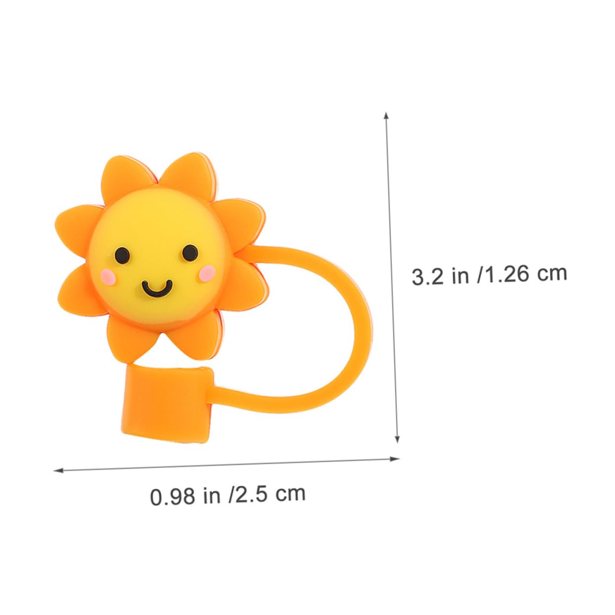 LALAFINA 50 Stück Staubstopfen Aus Stroh Kawaii Strohhalmabdeckung Aus Silikon Stroh Bedeckt Kappe Strohhalm Topper Silikon Strohhalmstopfen Schutzhülle Universal- Mädchen Kieselgel