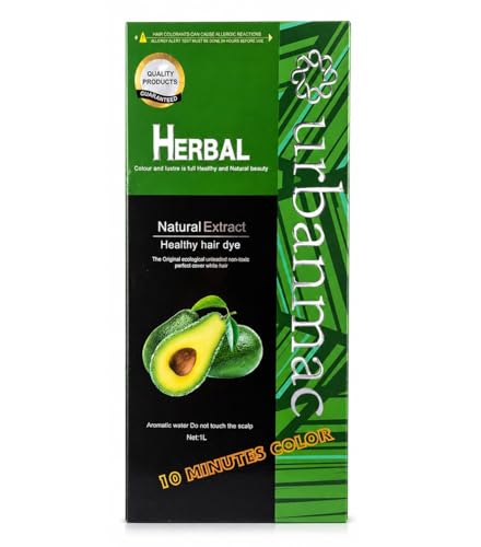 Image of HERBAL NATURAL EXTRACT HAIR COLOR (1000 ML) AMMONIA FREE, BLACK