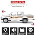 Guarsiliymi 1:32 Scale Compatible for Hilux Pickup Model Cars, Die-cast Toy Cars with Light and Sound, Alloy Pull Back Car for Kids Adults Birthday Gift (White)