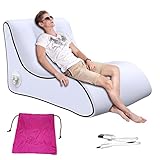 Desconocido Sillón Inflable | Tumbona Hinchable Automática - Bomba eléctrica integrada y Banco de energía, Silla de sofá de Aire Inflable para Acampar, sofá de Playa de Verano Generic