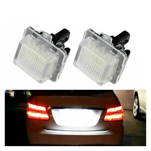 Iluminación De Matrícula LED 6000K Canbus 2 Uds Para Benz W212 2