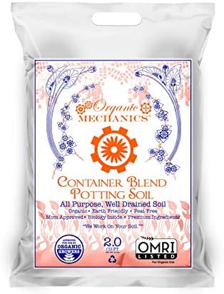 Organic Mechanics Container Blend Potting Soil, 2 Cubic Foot Bag