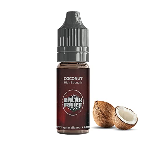 Aromatizante de alimentos de coco – 10 ml de aromas y esencias de alimentos – Sabores concentrados de alta resistencia para hornear, cocinar y más – Fabricado en Reino Unido.