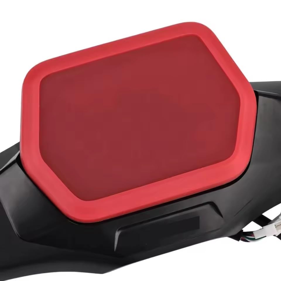YUYUEMI Zt3 E-Bike Monitor Cover for Ninebot Zt3/Zt3 Pro E-Bike Instrument Case Dashboard Waterproof Case Zt3 Pro Display Screen Protective Cover (Red