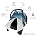 Baby Car Seat Canopy Cover for Mom, Soft Breathable Nursing Breastfeeding Covers Multi Use Stroller Sun Shade Newborn Shower Gift，Moon Ocean Landscape