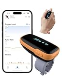 Vibeat Pulse Oximeter for 12 Hours Continuous Tracking, WearO2 Bluetooth Finger Oxygen Monitor, Notification of Low O2, Wearable Ring Blood Oxygen Meter, Free App & PDF Report