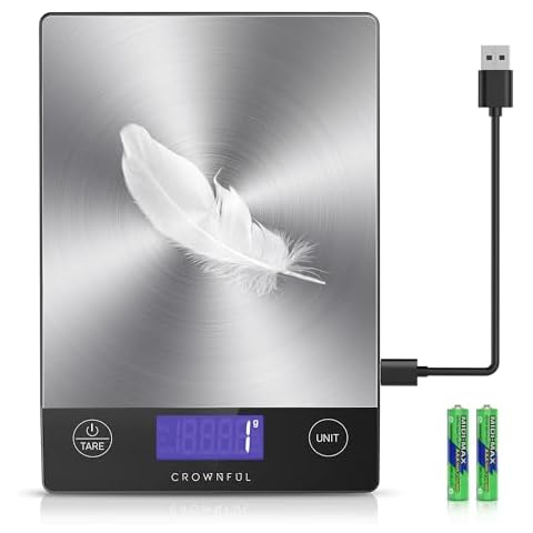 CROWNFUL Rechargeable Kitchen Scale Cover