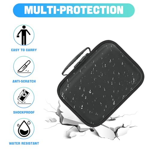 Funda para cámara Canon EOS con divisores y correa negra miniatura 6