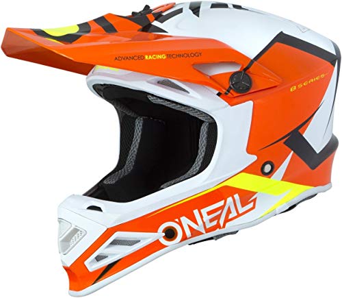 Oneal 8Series Blizzard Motocross Helm Orange L (59/60)
