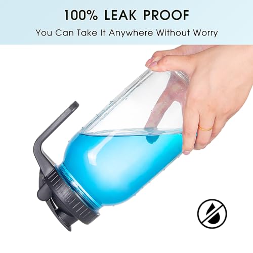 YEBODA 64oz Glass Pitcher with Lid 2 Pack - Use Code 9B4RXKLV - Image 5