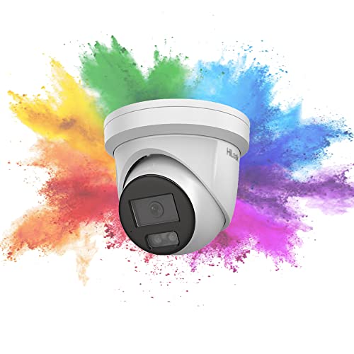 HiLook IPC-T289H-MU 8MP Color Imaging Security Camera, 2.8MM, IP POE Camera, 30M Colored Night Vision, Works with Hikvision NVR, Water & Dust Resistant IP67, 24/7 colorful imaging