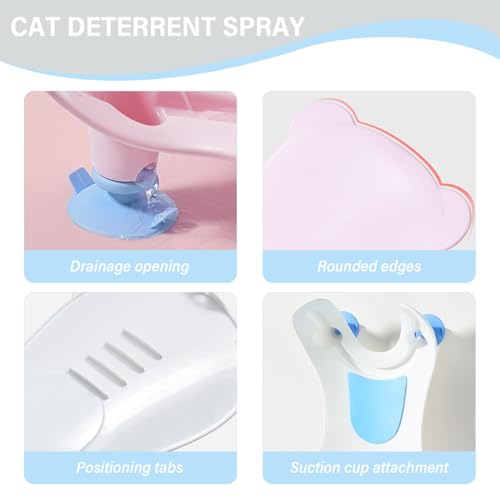 Baignoire pour bébé avec ventouse et support de fesses blanc en PP - 6
