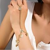 Zoom IMG-2 telain gold ring hand chain